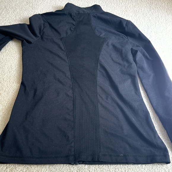 Athletic Black Zip-Up Jacket - Picture 4 of 5